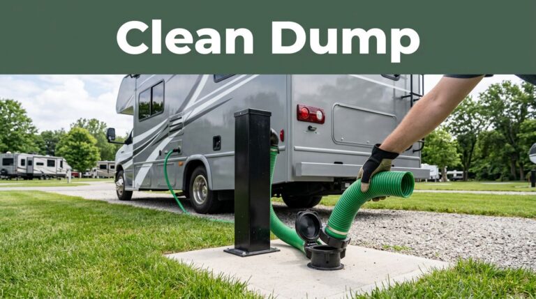 How to Dump RV Tanks Without Making a Mess at the Campsite