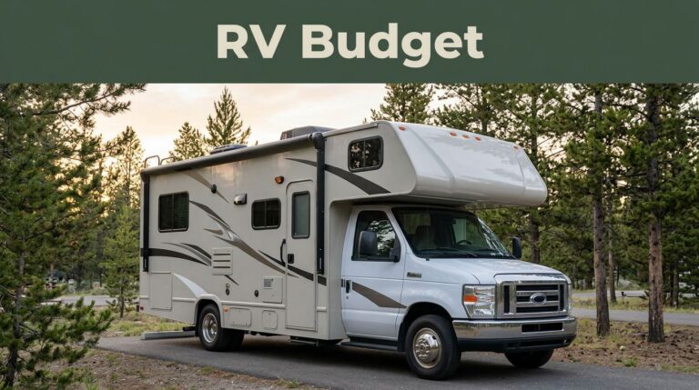Monthly RV Budget for Retirees You Can Stick To
