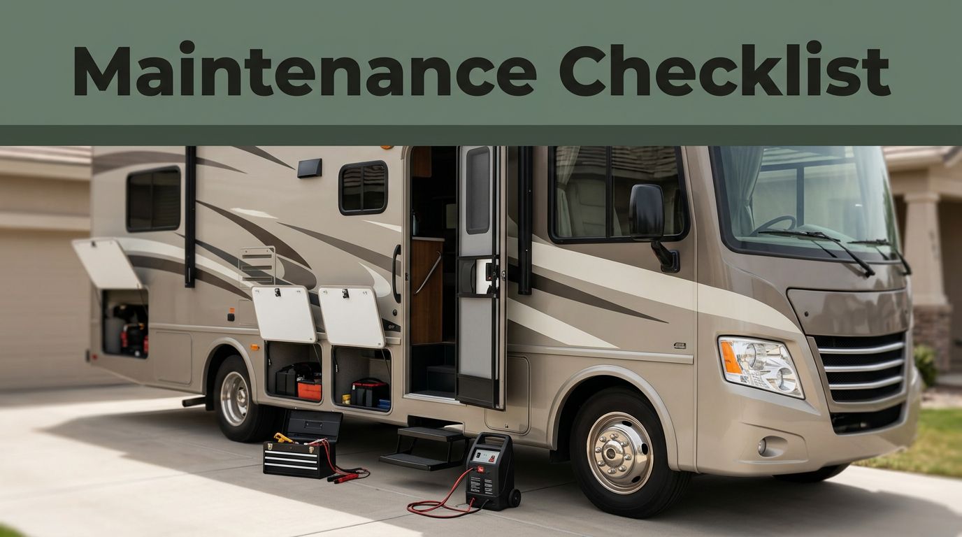 RV Maintenance Schedule for Part-Time Travelers