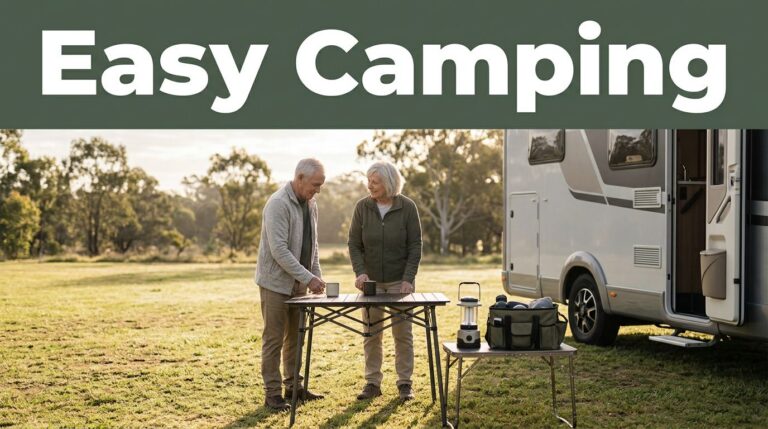 Simple Camp Setup for Seniors Who Love RV Camping