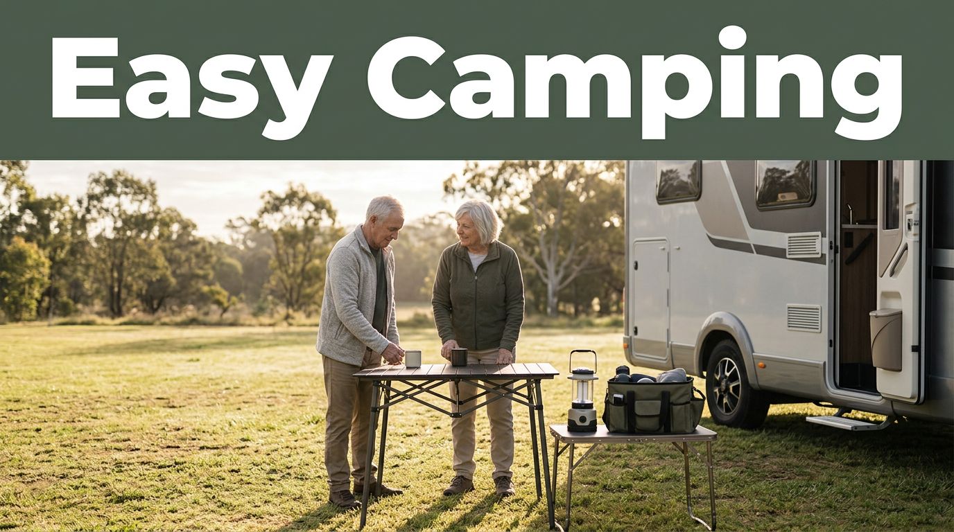 Simple Camp Setup for Seniors Who Love RV Camping
