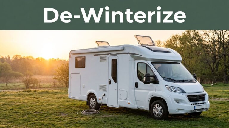 How to De-Winterize Your RV for Spring Camping