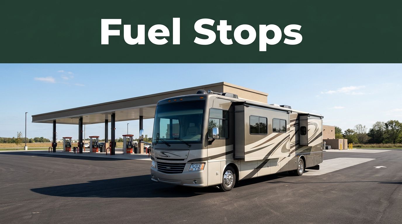 How to Find Easy Fuel Stops for Large RVs