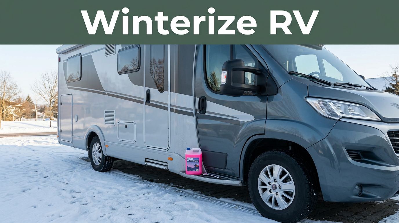 How to Winterize an RV Without Missing a Step