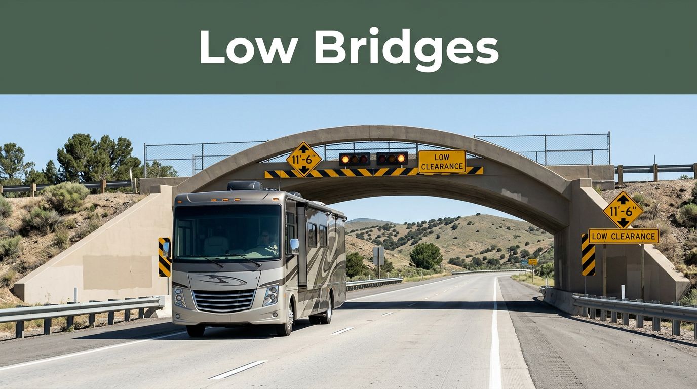 RV Route Planning Tips to Avoid Low Bridges on the Road