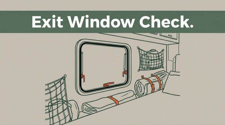 RV Emergency Exit Window Checks Before Every Trip