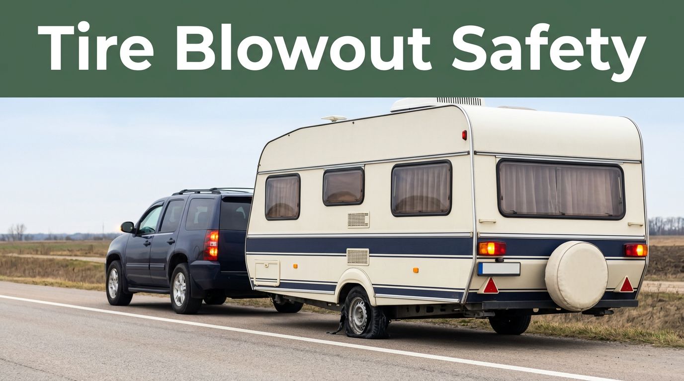 RV Tire Blowout Safety Steps for Trailer Owners