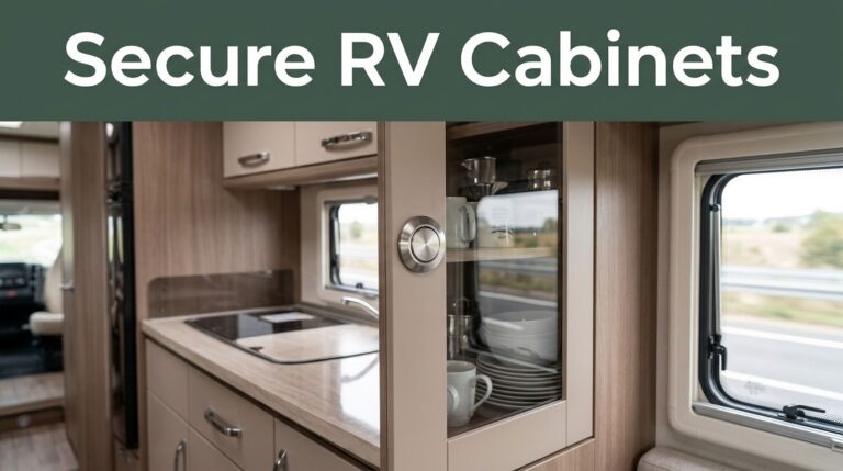 Stop RV Cabinet Doors From Opening While Driving